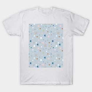 Seamless pattern with colorful stars T-Shirt